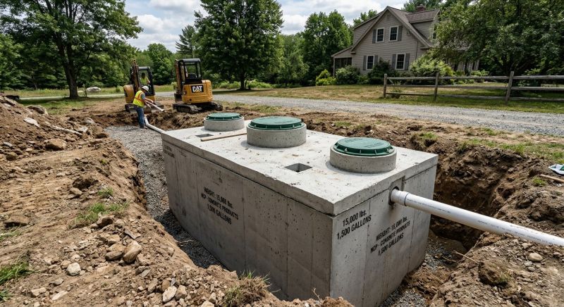 Sewage Tank Installation in Columbus, OH